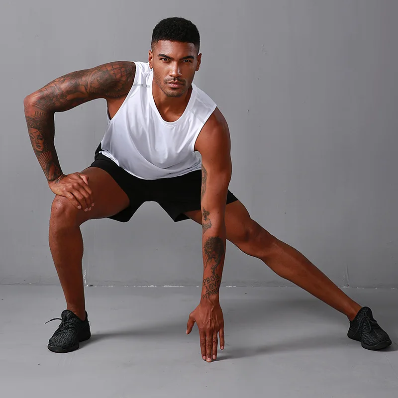 Custom Logo Fitness Clothing Plain Bodybuilding Gym Sport Running Workout Tank Top For Men