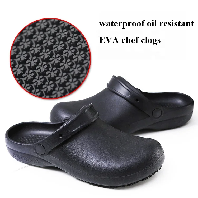 Fashion lightweight soft garden clogs anti slip EVA slipper clog shoes for clean room food industry
