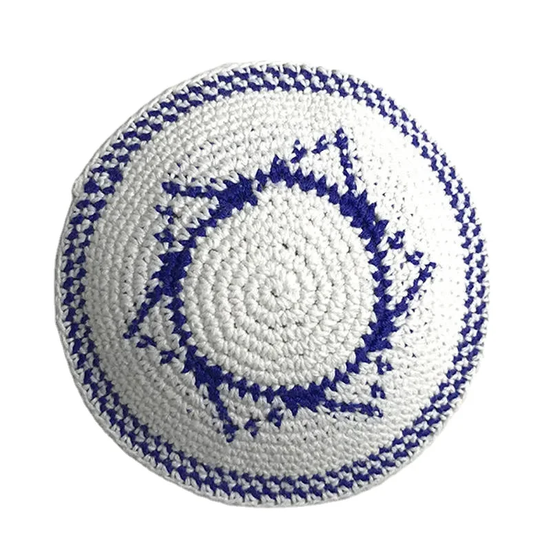2024 Custom Personalized Crochet Summer Knit Cotton Kippah Hat Jewish Kippot