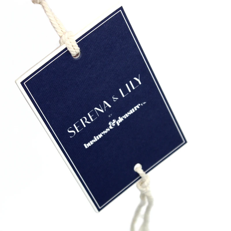 hang tag clothing label card in fashion design