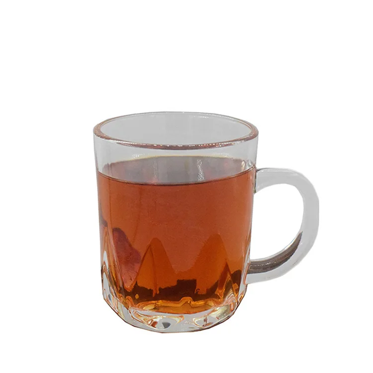 Factory Price 8oz Saudi   Blinkmax Glass Tea Cup Mug, Glasses Cup For Bubble Tea With Handle
