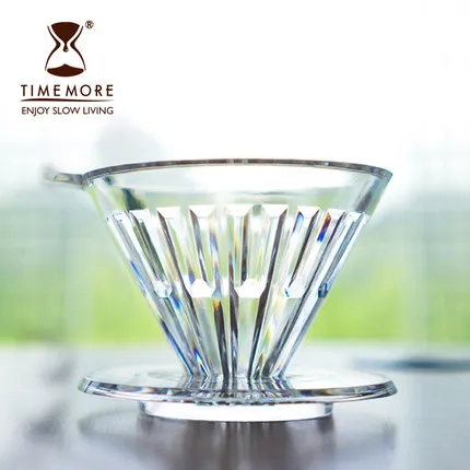 TIMEMORE Crystal Eye Dripper 00 PC Pour Over Custom Coffee Dripper Reusable Coffee Maker V60