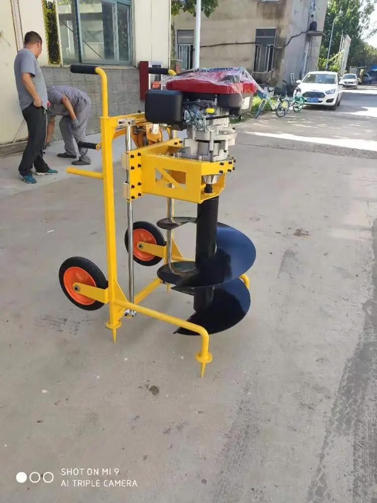 manual gasoline planting tree earth auger