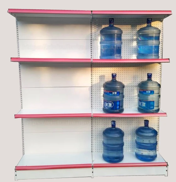 Xinbaihui Double-Sided supermarket shopping display shelf Pharmacy Mother And Baby Store Shelf Flat Back Plate Laminate shelves