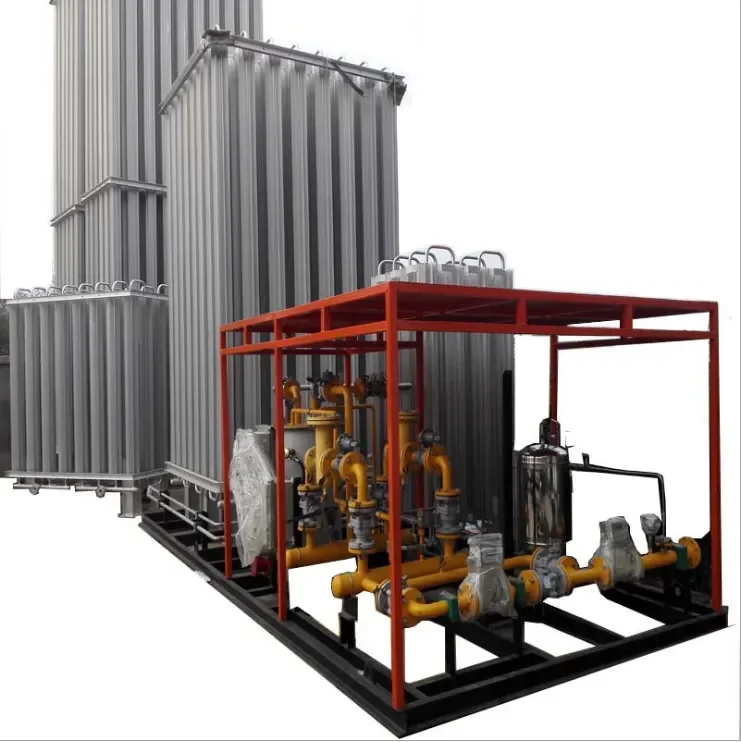 High Pressure Gas Generation Oxygen Ambient Air Vaporizers for Food Industrial System