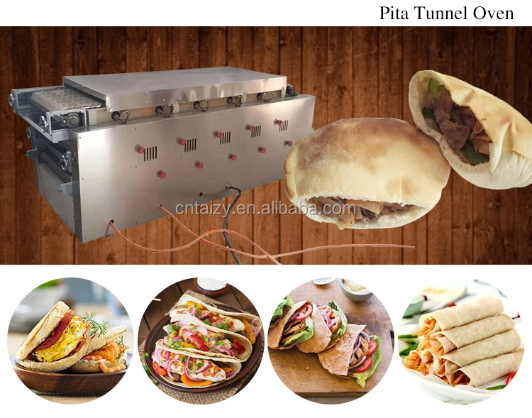 Automatic Line For Arabic Bread And Tortilla Machine Forming And Baking Tortilla