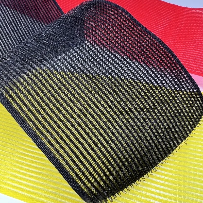 Cut Fastener Tape Sticky Hair Band Tape Nylon Hook Hair Tape Roll Logo Self Adhesive Print hair Hook And Loop