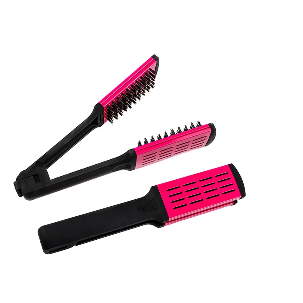 Barber Professional Hot Heat Resisting Straightener V Comb