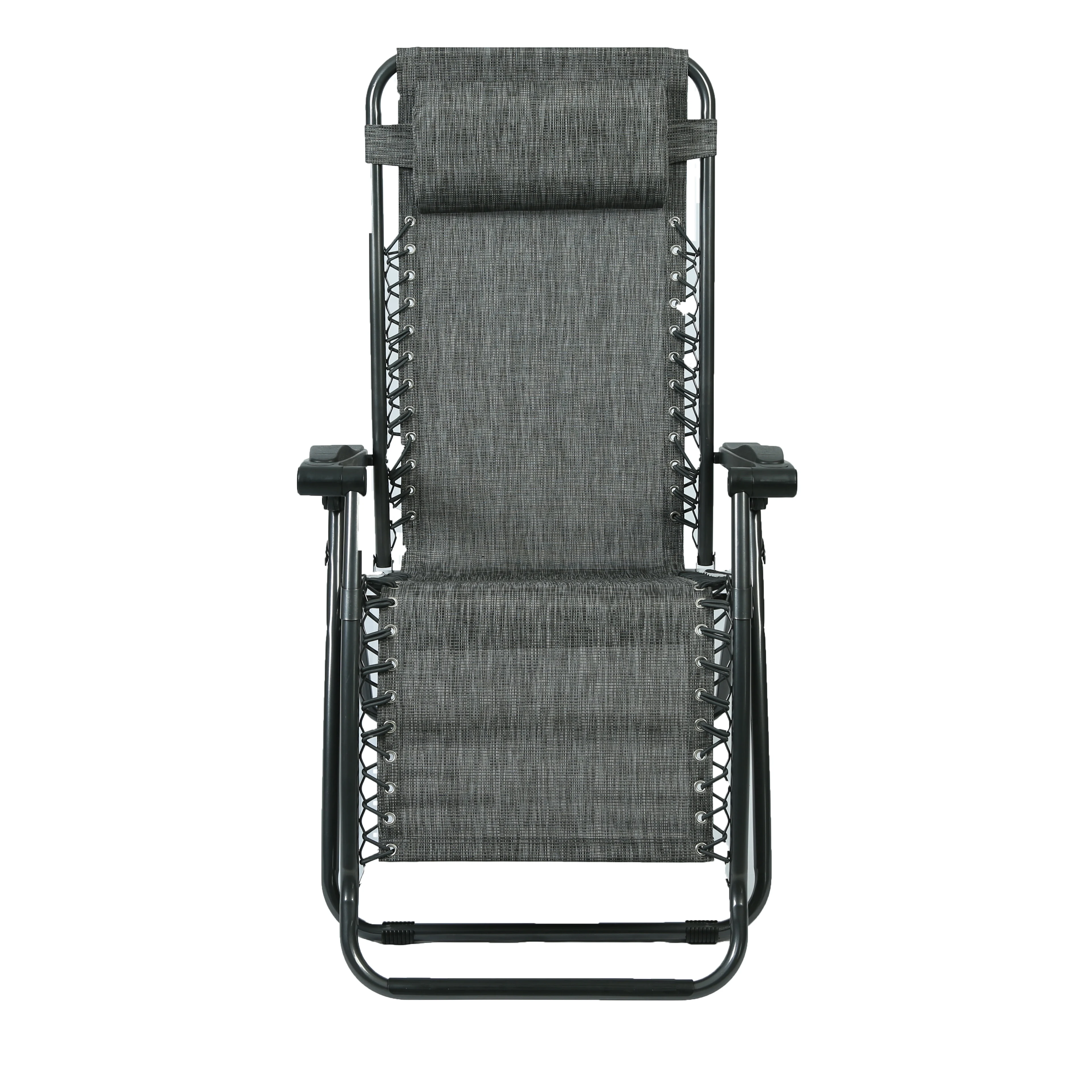 
Outdoor Zero Gravity Chair Folding Sleeping Nap Chair With 7 Gear Adjust 