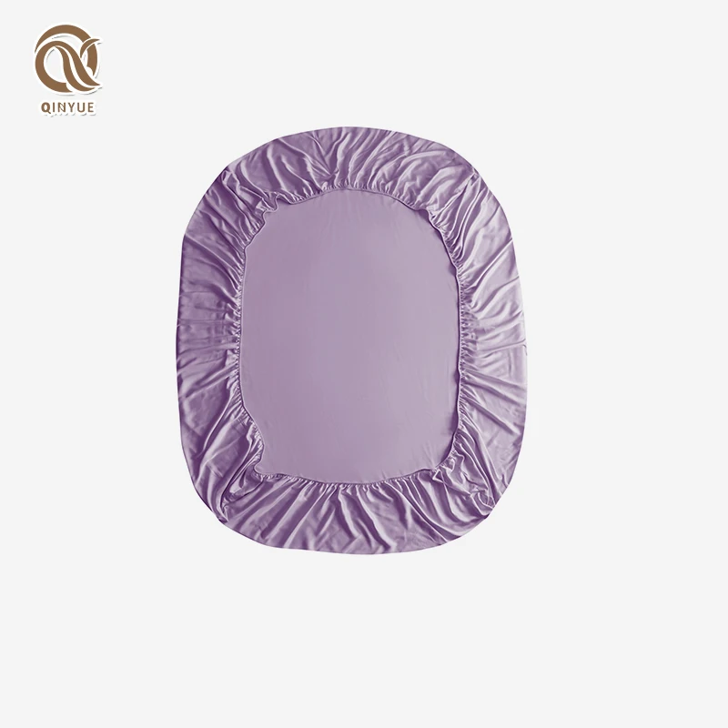 factory wholesale good price modern style bamboo viscose fitted sheets customized design and packaging for bedroom and hotel