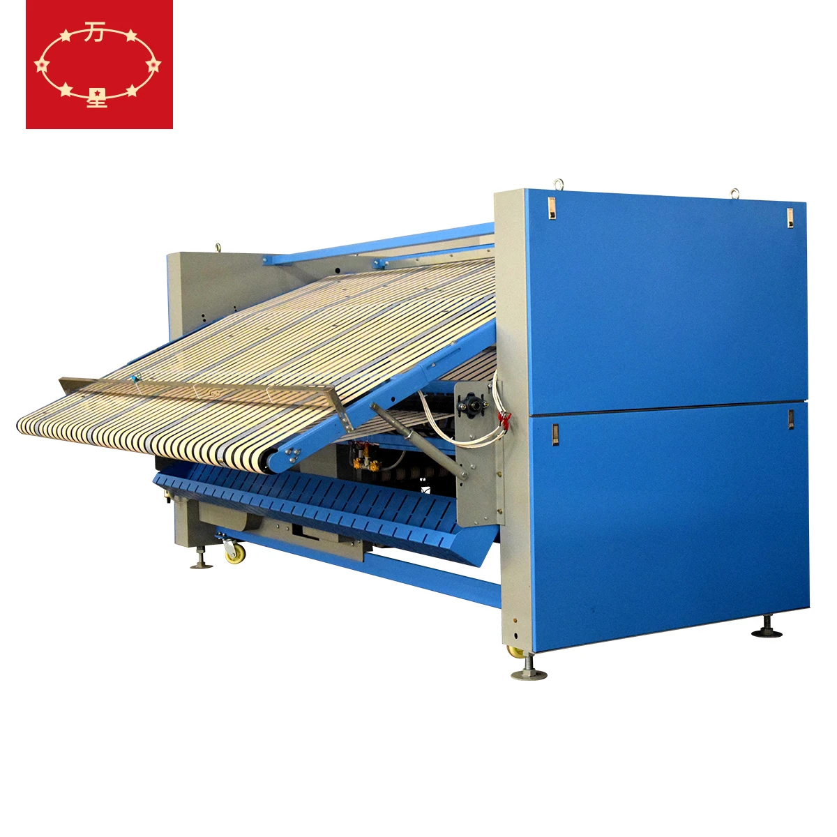 
automatic clothes folding and cloth ironing machine flatwork ironer ironing and folding machine 