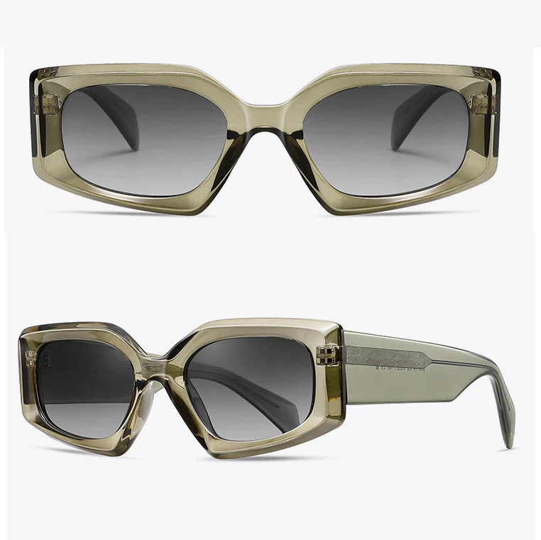 DL GLASSES 2024 Trendy Glasses Cat Eye Eyewear Toffee Tortoise Acetate Frames TR Polarized Fashion Sunglasses Custom For Women
