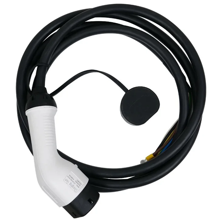 UENew Energy Vehicle 3 Phase 32a 480v Ip55 Ac Ccs Type 2 Ev Charging Gun With 3.5 Meters Cable
