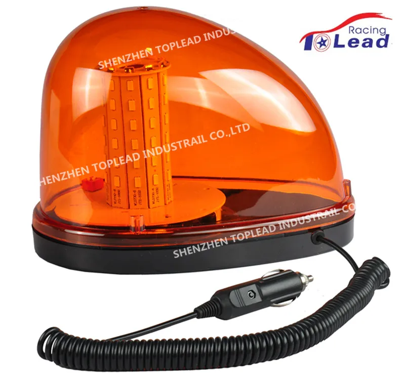 Wholesale 12V/24V halogen rotating emergency light ,Magnetic safety snail revolving  lamp