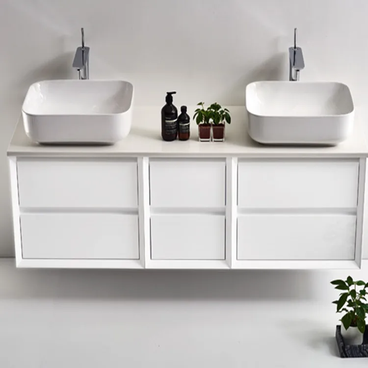 Wholesale Exquisite Design Bathroom Cabinet Bath White New Bathroom Vanity Furniture Cabinet Modern