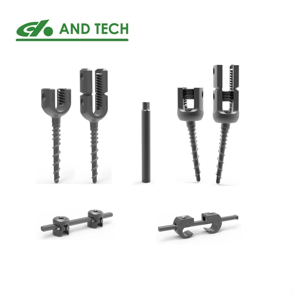 Ортопедический имплантат позвоночника инструмент для фиксации поясницы титановый 5 полиаксиальный отрывной педикюрный