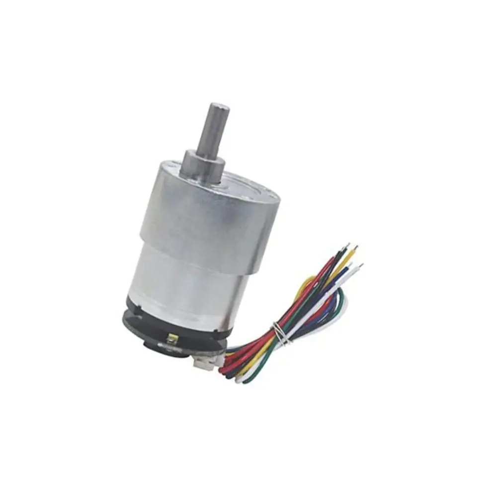 
High Torque Low Speed 6V 12V Dc Electric Wheel Motor Gear Box With Encoder 