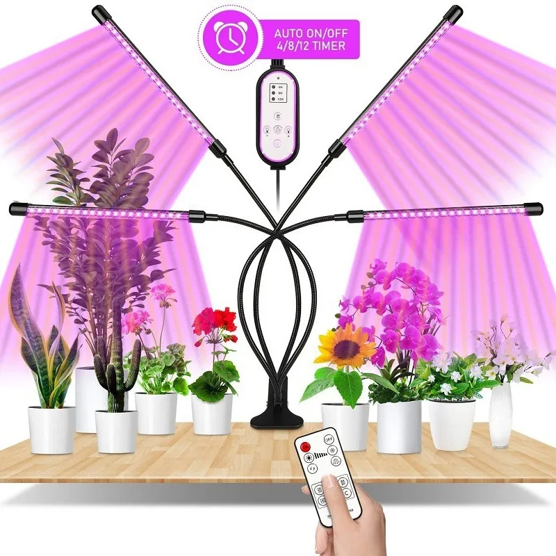 LED plant grow light imitating sunlight plant lamp USB dimming timing full spectrum seedling raising light LED