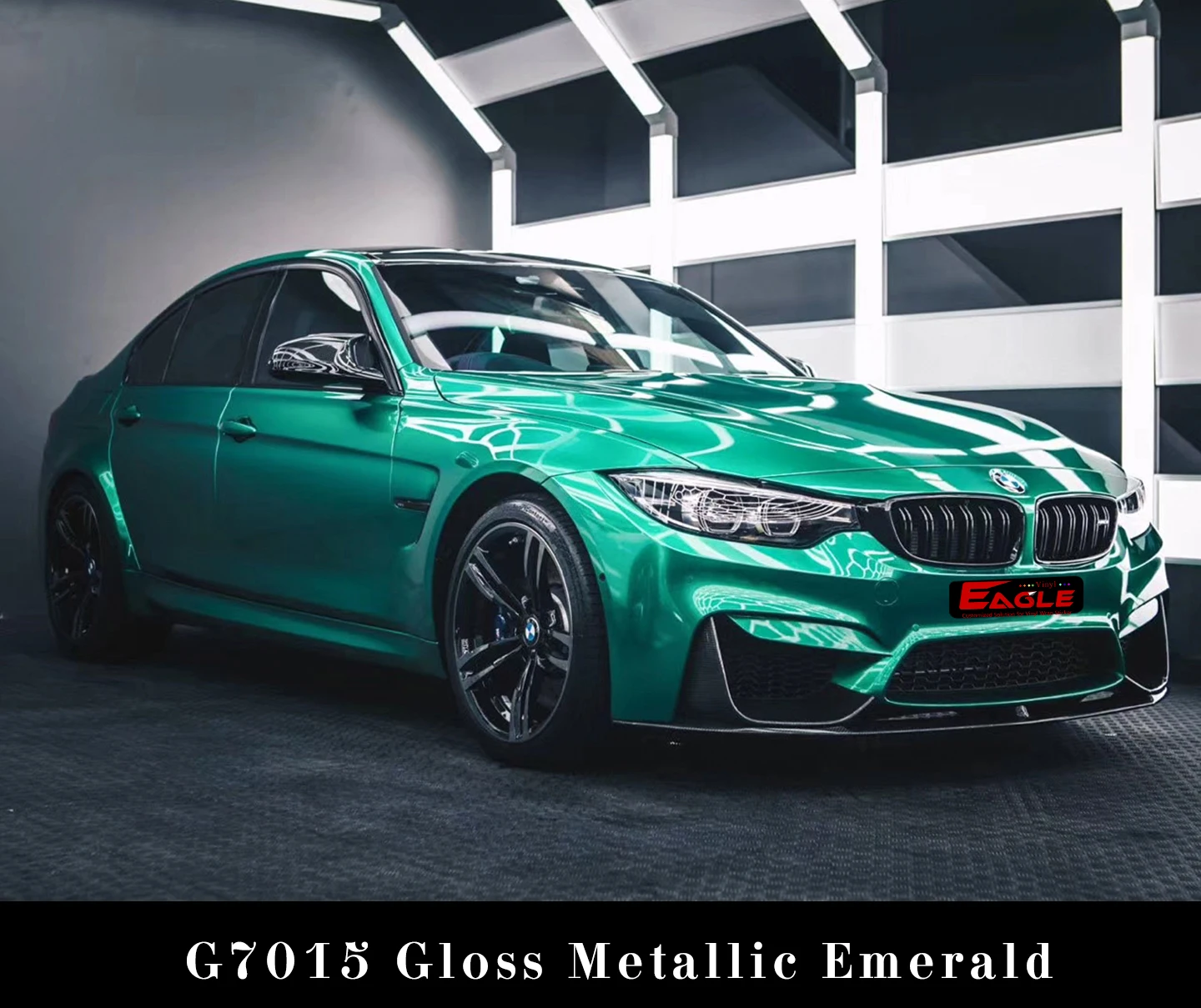 Hot Sale Hottest Emerald Green Color W1.52 x L18m(4.98 x 59ft) PVC Air Bubble Free Gloss Metallic Vinyl Car Wrap
