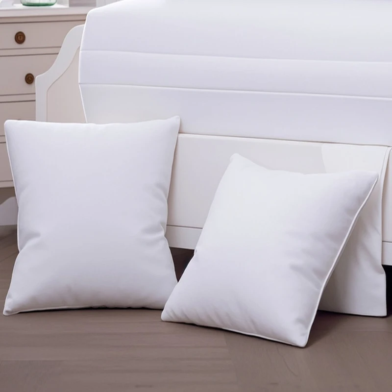 Soft Back Support Polyester Fiber Pillow Modern Simple Style White Inner Pillow Home Decoration Cushion For Sale
