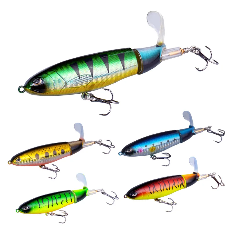 Palmer 11cm 15g floating whopper popper fishing lure top water whopper plopper lure hard bait propeller fishing lures