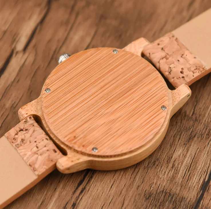 Couple Watch Quartz  Vintage Style Custom Made OEM  Bamboo WristQuartz Wood Watch for Men Women Latest Couple Wooden Watch
