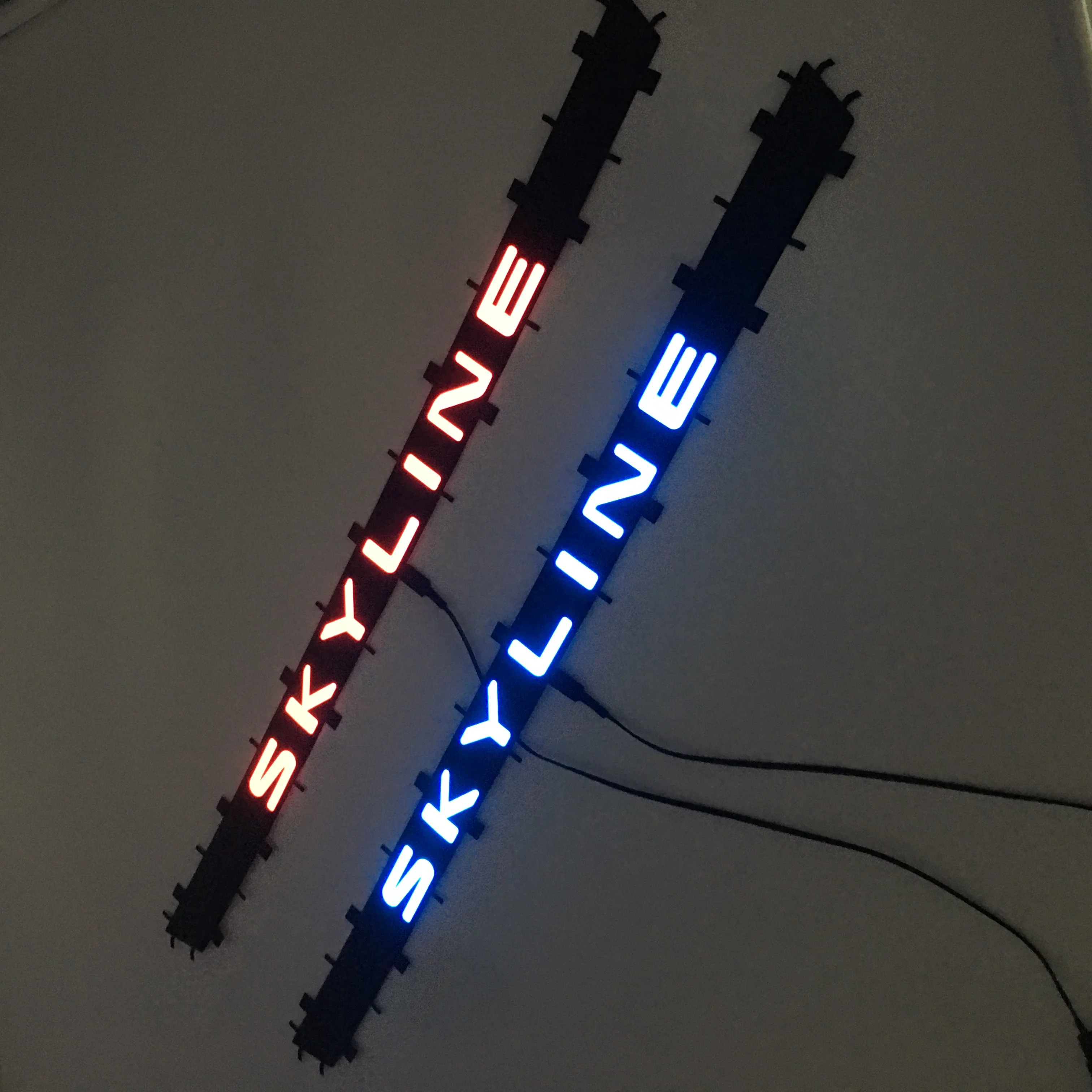 Customized EL glowing strip flexible luminous strip electroluminescence tape decorative decal with DC5V/DC12V inverter