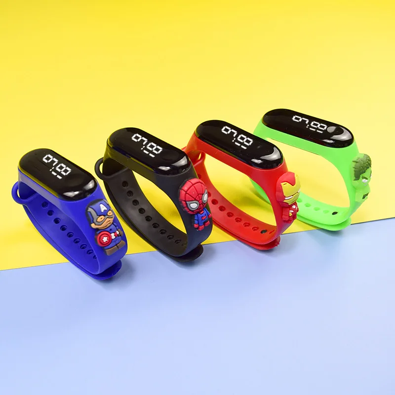  2021 High Quality Kids Wholesale Silicone LED Children Wrist Reminder Unique Watches Sport Watch