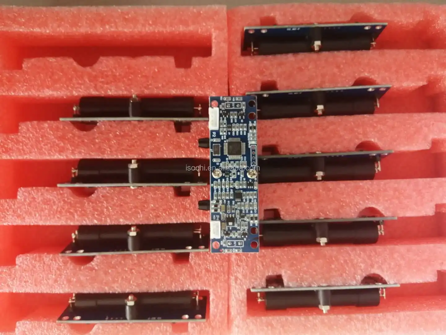 Medical Flow Sensor PCB with display and oxygen sensor