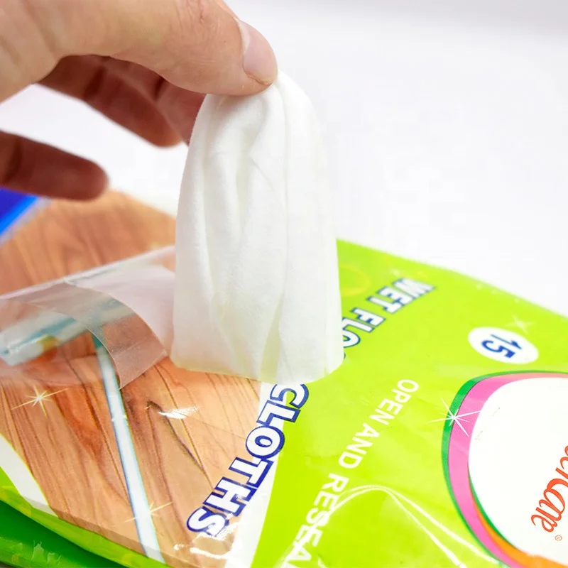 Customized Disposable Floor Wet Wipes Convenient Household Packaging Cleaning Floor Wipes