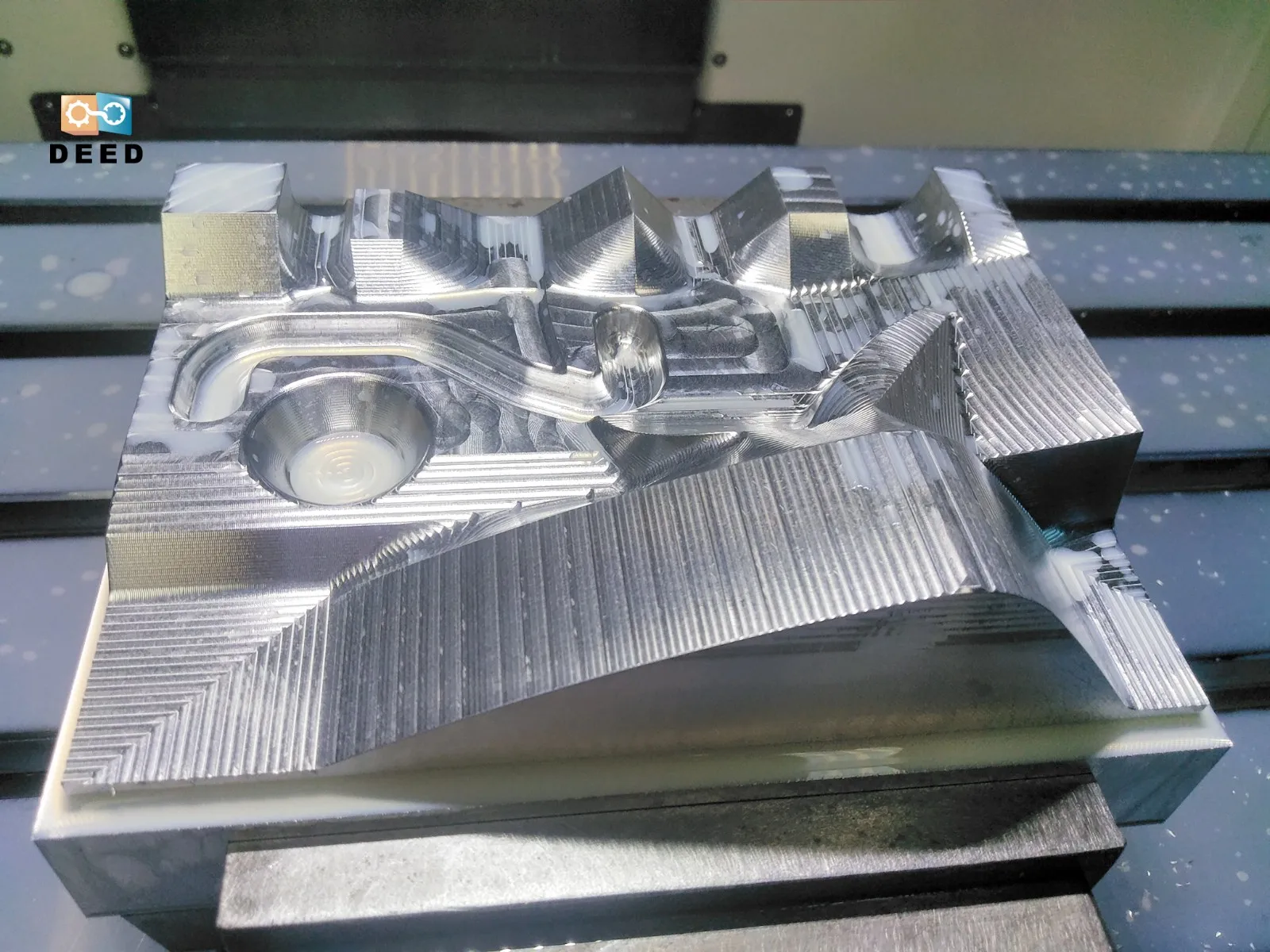 mineral casting column CNC system 3-axis machining center vmc