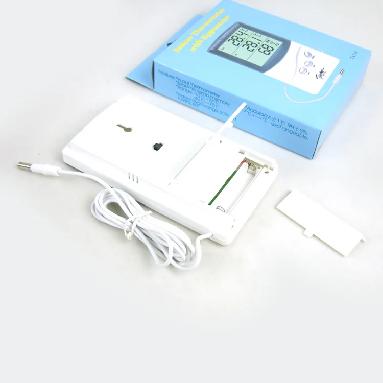 thermo-hygro meter smart thermohygrometer with probe sensor indoor and outdoor digital thermo hygrometer thermohygrometers