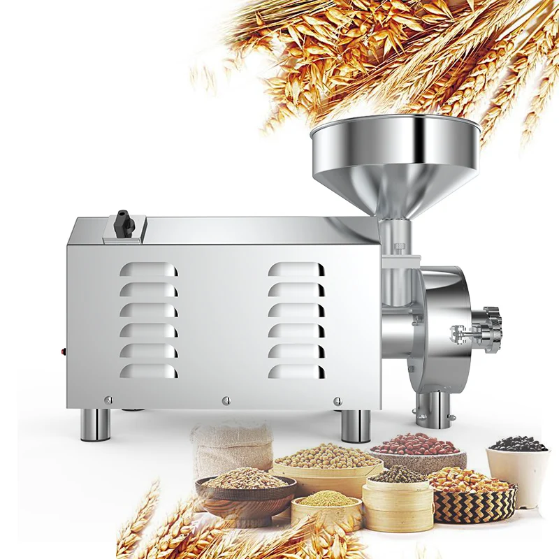 
Auto flour mill powder grain grinder automatic pepper grinder electric mill machinery 