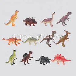 Wholesale Factory Price Colorful Small Dinosaur Toys Customizable PVC Plastic High Simulation Educational Dinosaur Figurines
