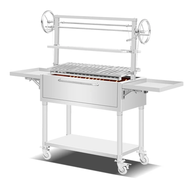 Hot Selling Argentine BBQ Stainless Steel Charcoal Grill Santa Maria Grill Gaucho Grill