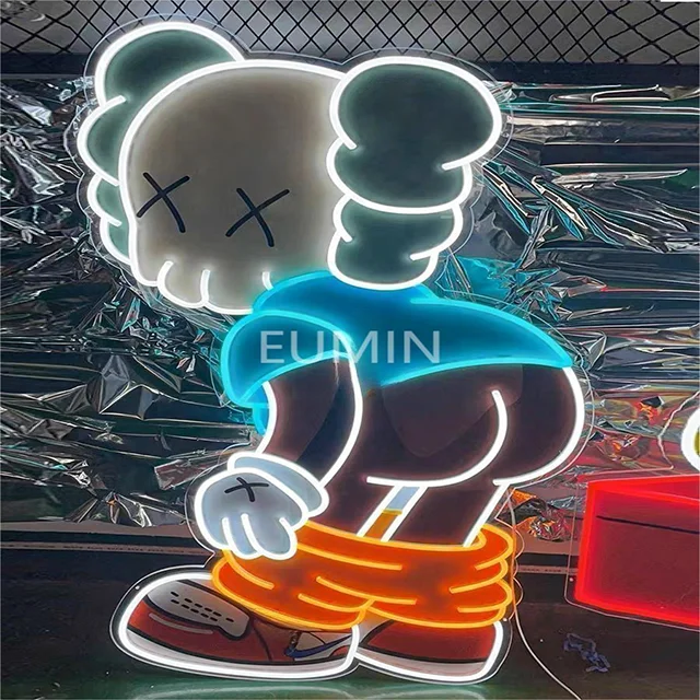 Designs Acrylic Luminous Led Signature Light Neon Signs For Bedroom Wedding Party Christmas Home Decoration