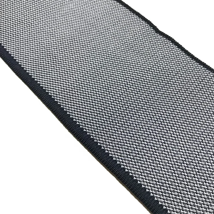 Жаккардовый вязаный воротник в рубчик, двухцветный жаккардовый воротник для мужчин и женщин, аксессуары для одежды