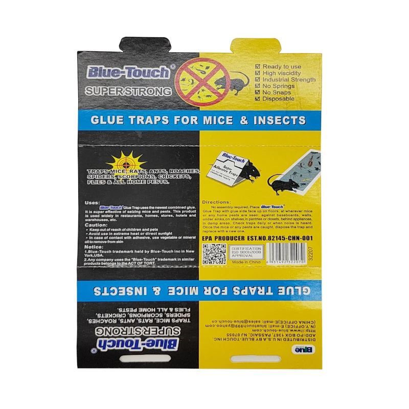 Indoor High Elasticity Adhesive Trap Paper Board Mouse Rat Glue Trap Disposable