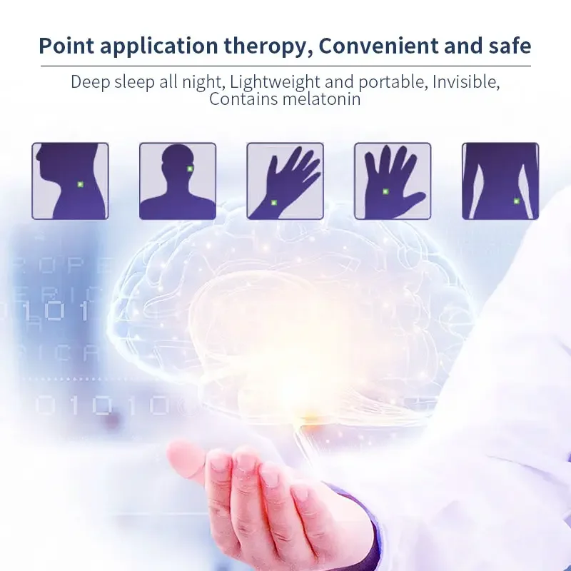 100% natural herbs melatonin wellamoon essential oils sleep aid aromatherapy sleep patch  custom logo