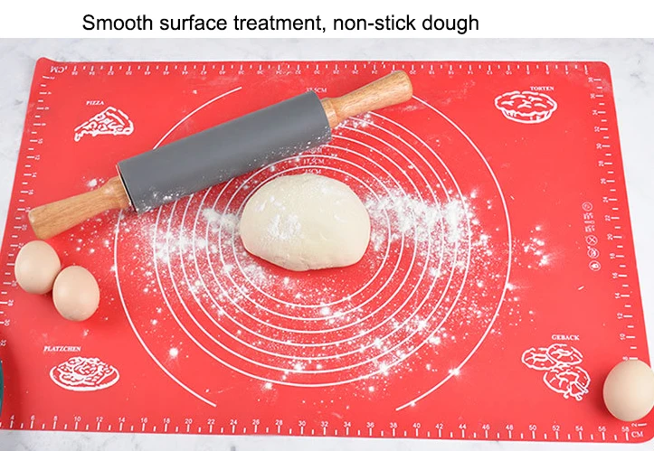 Online Hot Sale Wholesale Kitchen Silicone Mat Pastry Anti-Slip Mat Silicone Baking