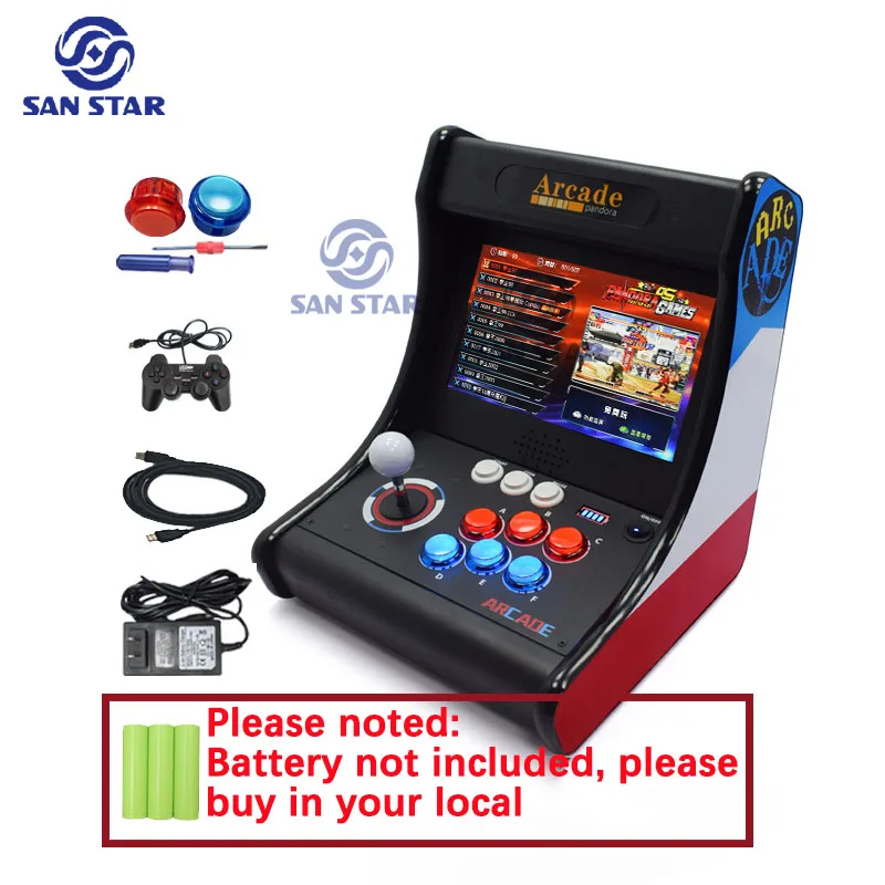23000 Games 10 Inch LCD Pandora Console Billiards Board Game Coin Operated Games Mini Arcade Machine Home Arcade
