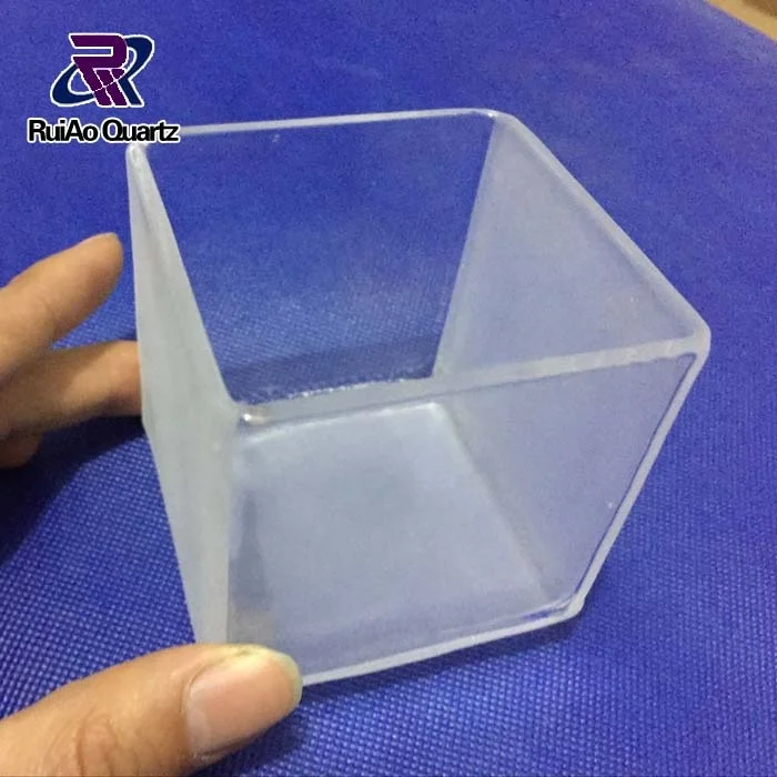 cubic quartz glass cuvette