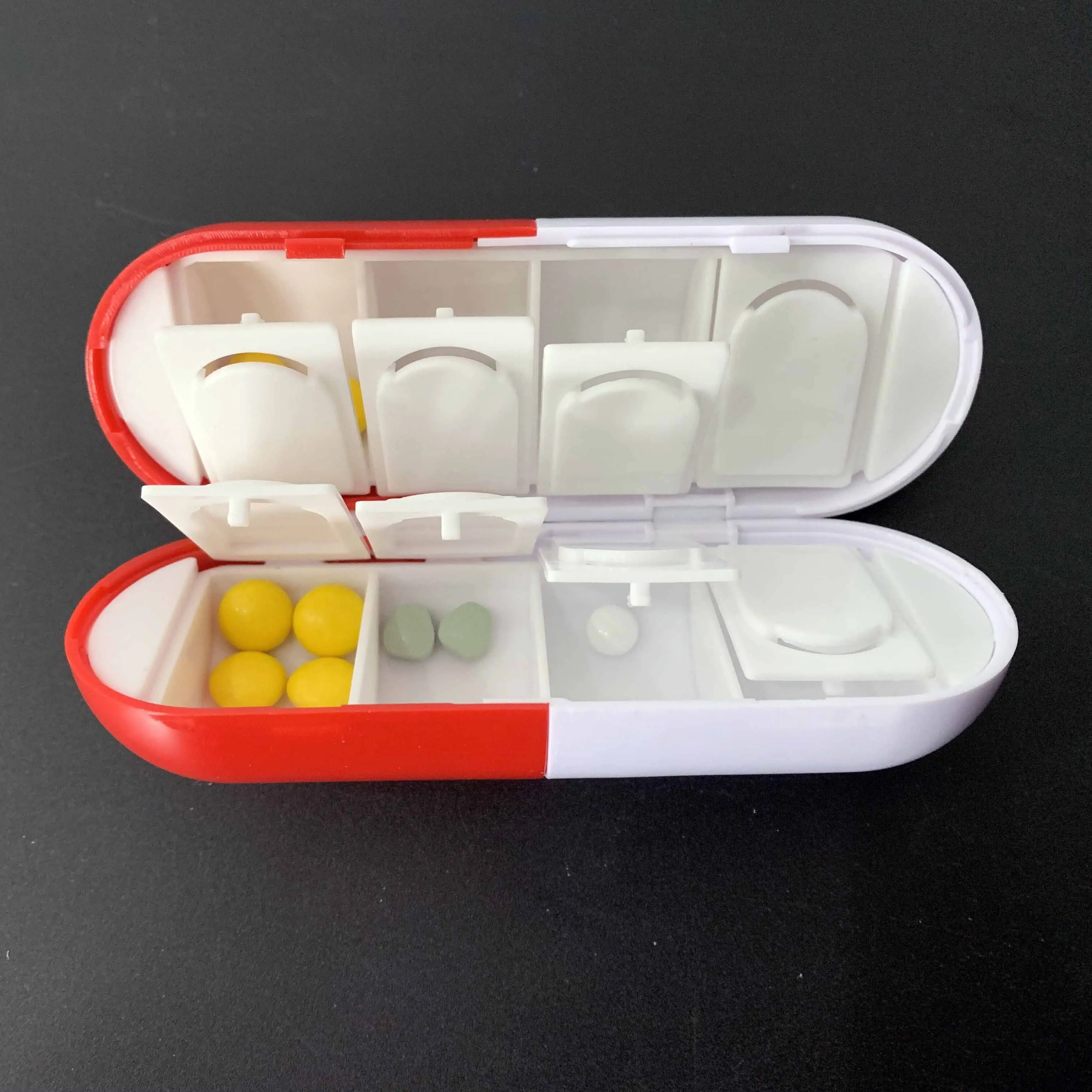 Дорожный Карманный контейнер для хранения таблеток в форме капсулы