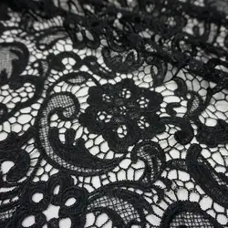 Wholesale 100% Polyester Textile Korean Cord Guipure Embroidery Dress Lace Fabric