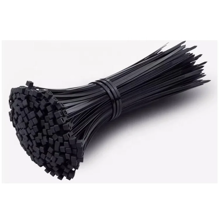 2.5x100mm/200x4.8mm Black Reusable PA66 Releasable Plastic Nylon Cable Ties