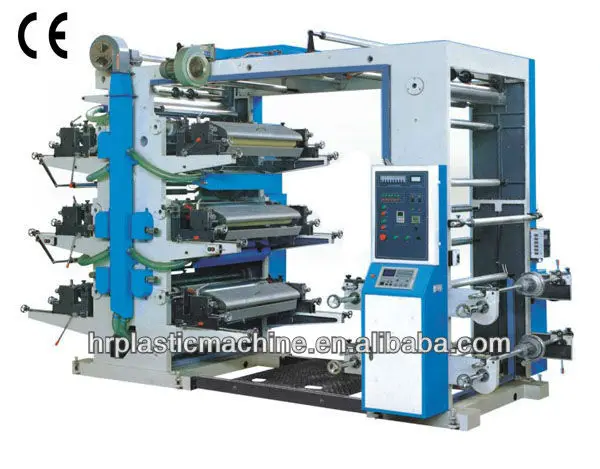 
2019 Ruian HuaRui YT Series Top Quality Six Colors Flexography Printing Machine 