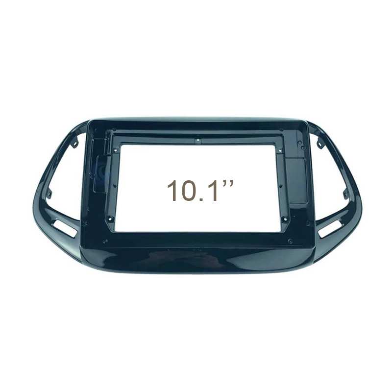 
Bezel Console Plate android 10 9 inch car radio stereo fascia frame panel dash frame for jeep Cherokee compass Wrangler Renegade 