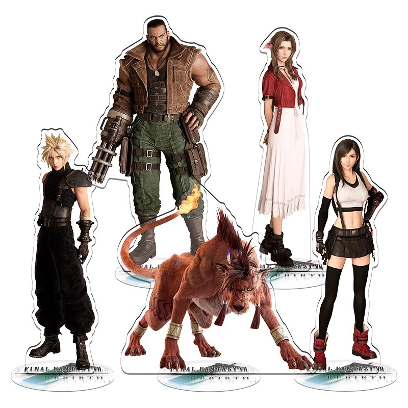 Promotions 42 Styles 16CM FF7 VII Rebirth Remake Aerith Tifa Game Acrylic Standee Figure Peripherals Wholesale