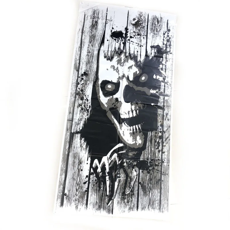 
New coming customized party fancy scare items halloween bloody door cover 