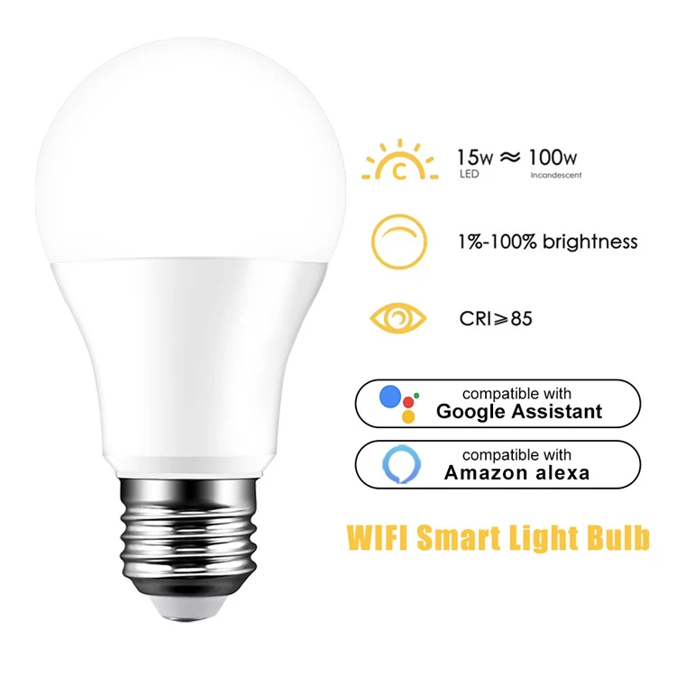 
Factory Directly Wholesale High Quality Led Bulbs10W 6400K E27 12V Smart Bulb 
